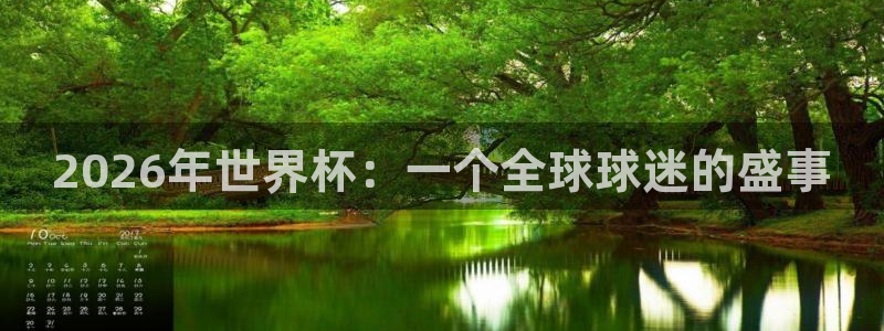 世界杯决赛预测:2026年世界杯:一个全球球迷的盛事
